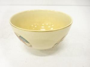 京焼　金彩色絵　毬　茶碗